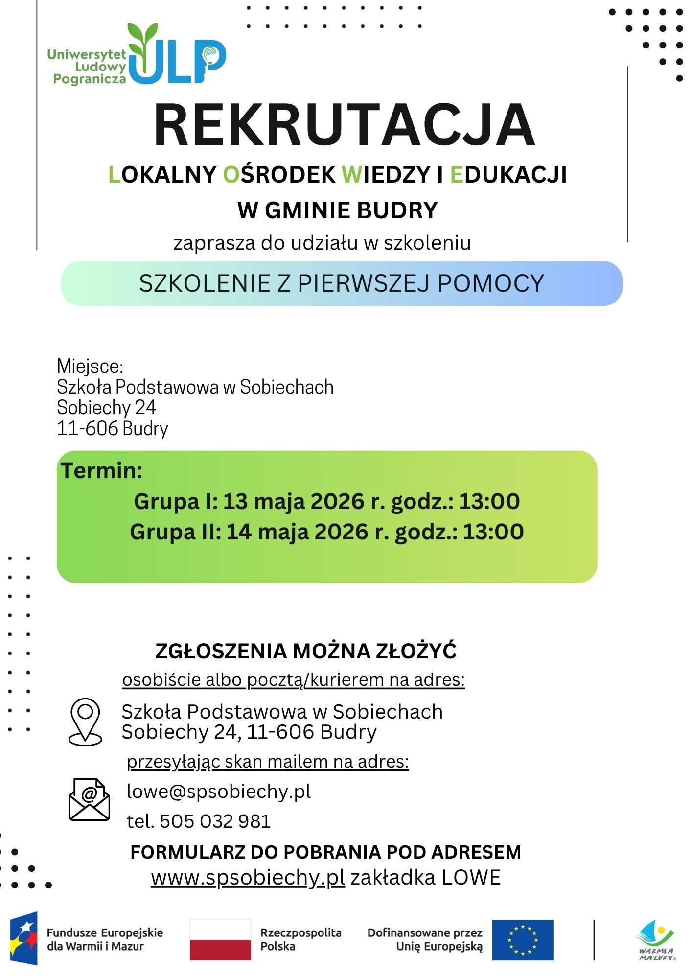 pierwsza pomoc